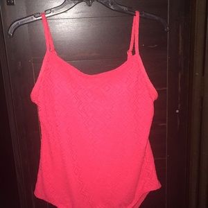 Coral One Piece Swimsuit